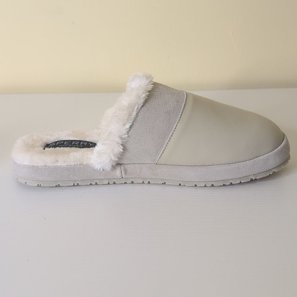 Sperry Women's 11 Cape May Mule Slipper In Ivory, NEW - Picture 10 of 11